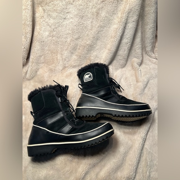 Sorel Women Boots Tivoli Waterproof Black size 8.5 - Picture 5 of 8